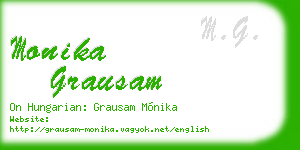 monika grausam business card